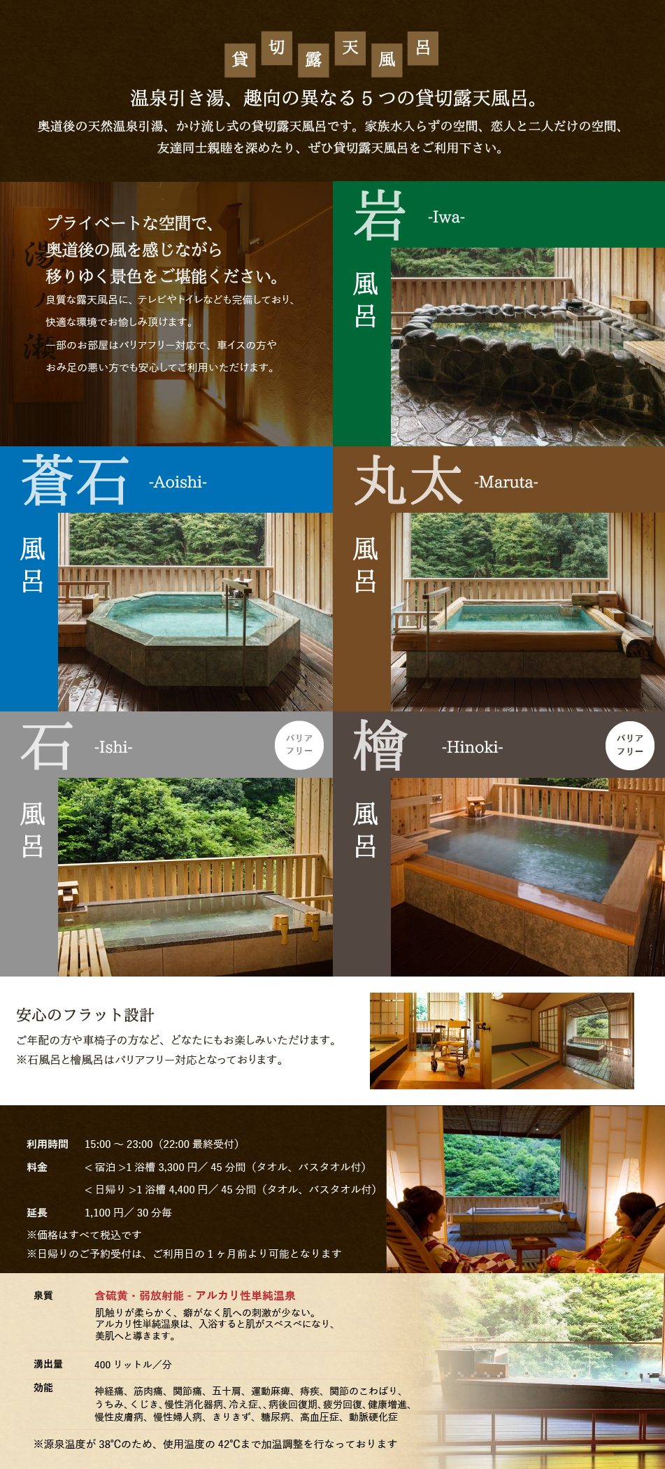 貸切露天風呂